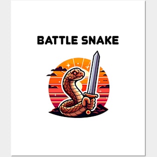 rattlesnake pun Posters and Art